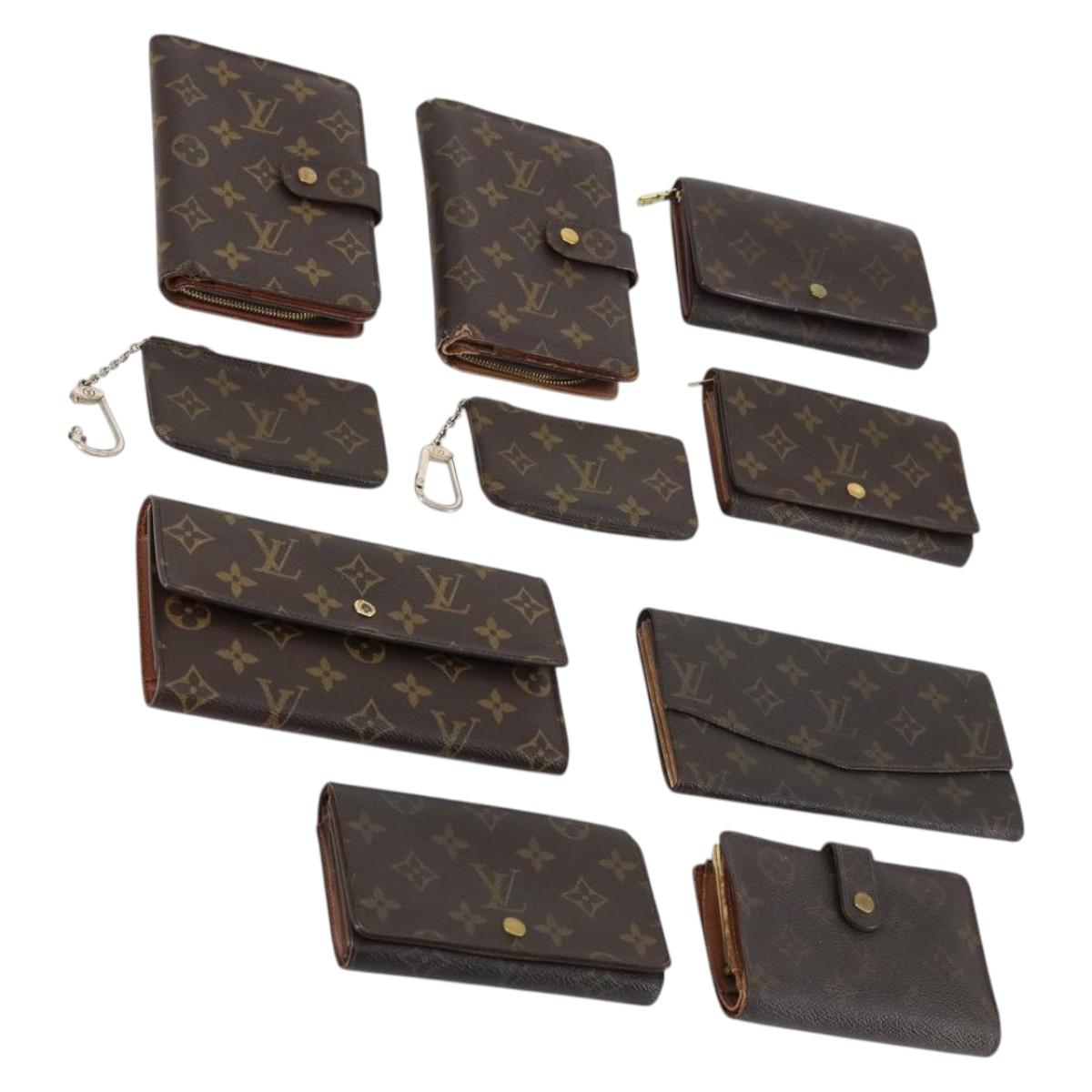 LOUIS VUITTON Monogram Wallet 10set LV Auth CB030