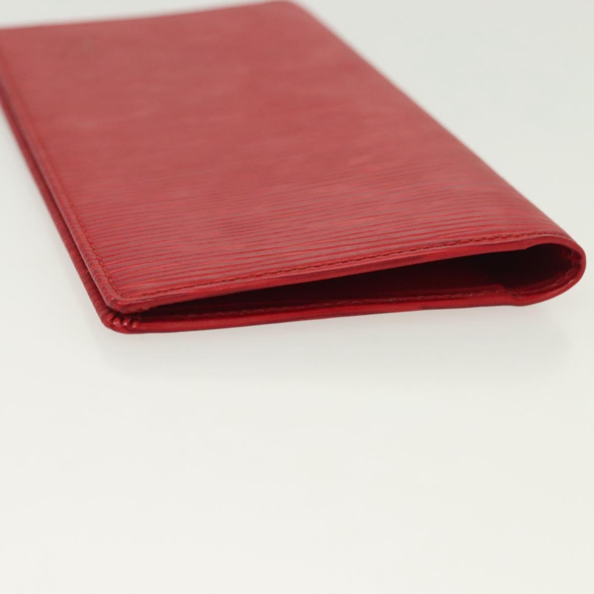 LOUIS VUITTON Epi Taiga Agenda Day Planner Cover 5Set Red Blue Brown Auth CB059