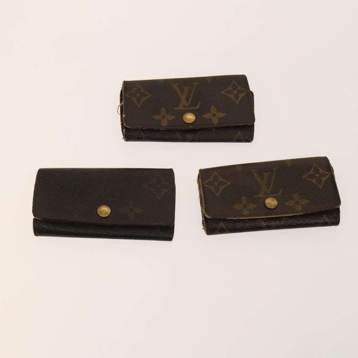 LOUIS VUITTON Monogram Key Case 10set LV Auth CB066