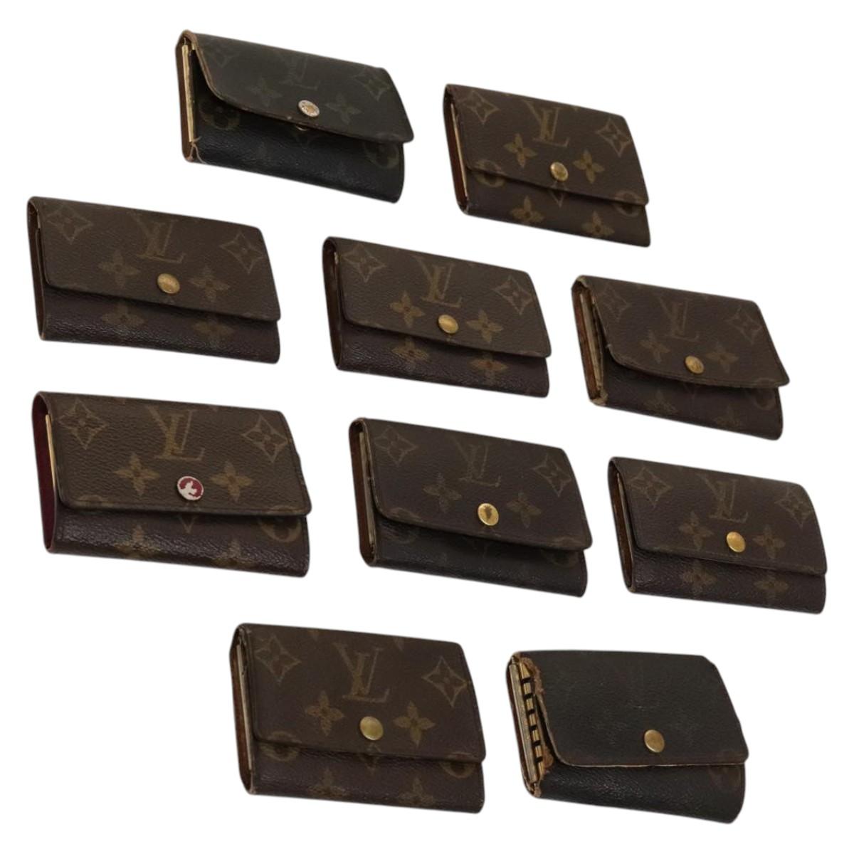 LOUIS VUITTON Monogram Key Case 10set LV Auth CB075