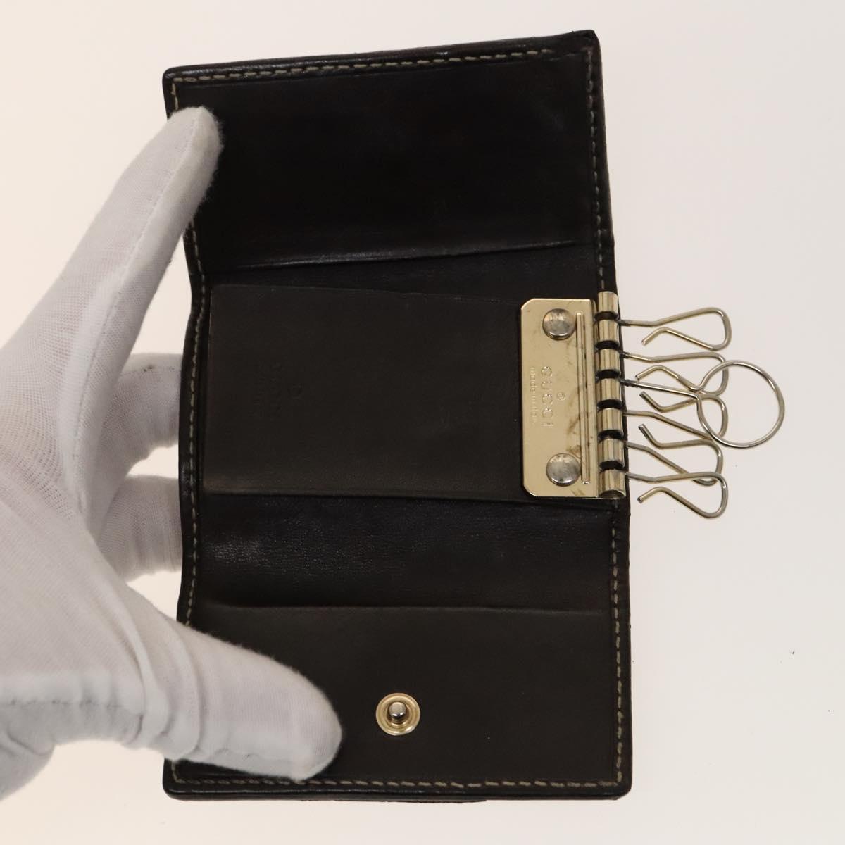 GUCCI GG Canvas Key Case 10set Beige Auth CB082