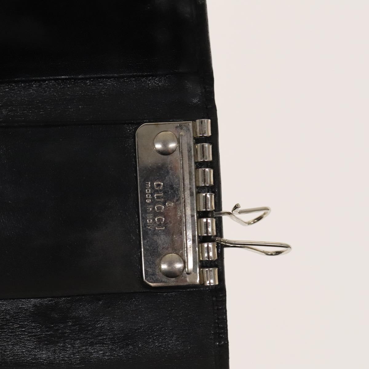GUCCI GG Canvas Key Case 10set Beige Black Auth CB085