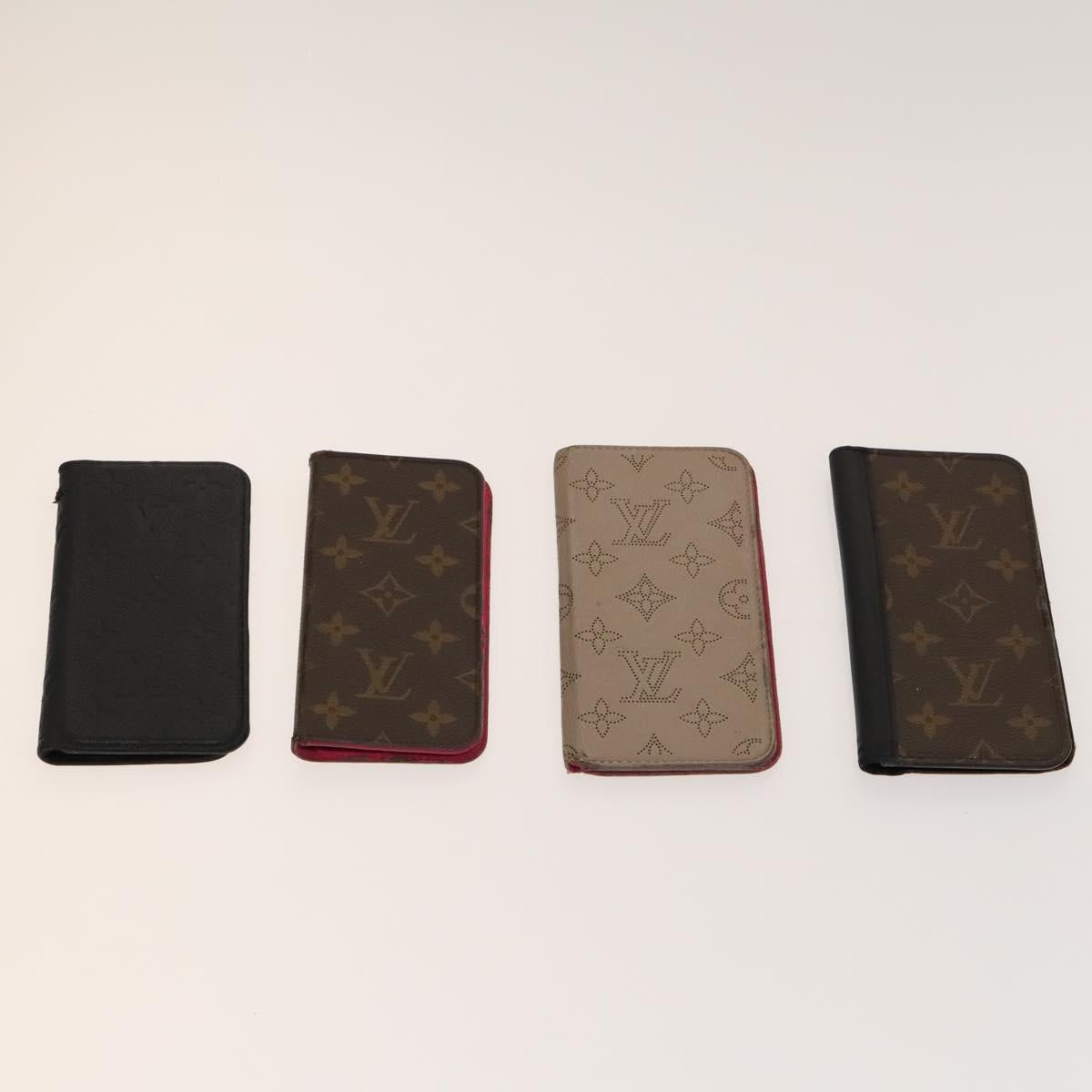 LOUIS VUITTON Monogram Cell Phone Case 10 Set LV Auth CB106