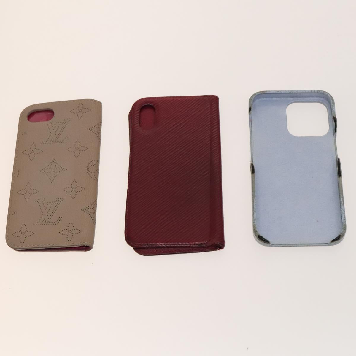 LOUIS VUITTON Monogram Cell Phone Case 10 Set LV Auth CB106