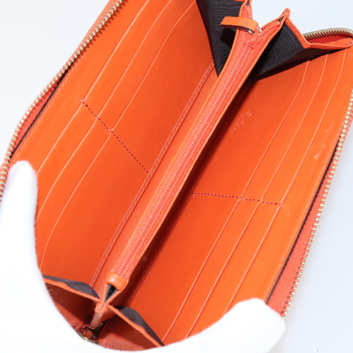 GUCCI GG Canvas Micro GG Guccissima Wallet Leather PVC 10set Black Auth CB109