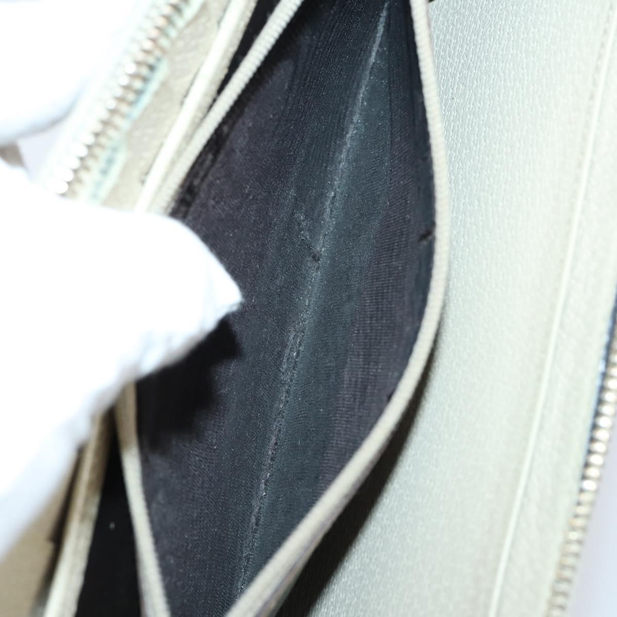 GUCCI GG Canvas Micro GG Guccissima Wallet Leather PVC 10set Black Auth CB109