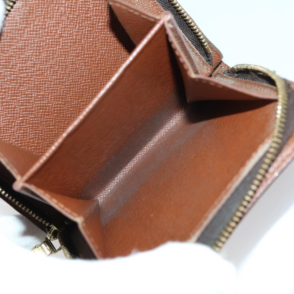 LOUIS VUITTON Monogram Empreinte Wallet 10 Set Red LV Auth CB123