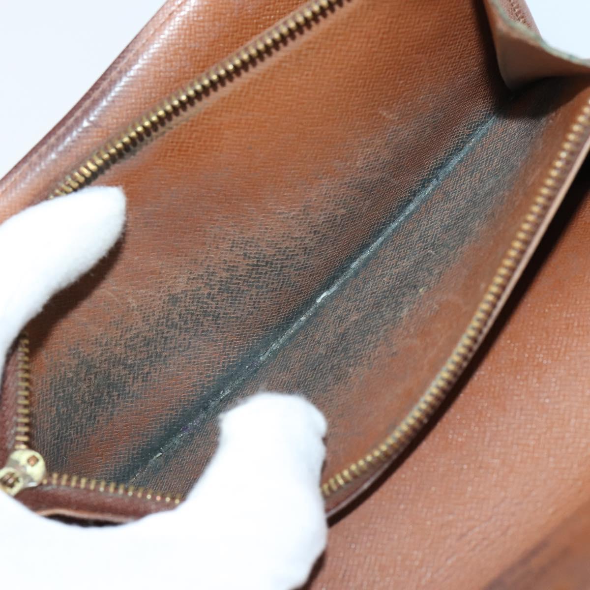 LOUIS VUITTON Monogram Empreinte Wallet 10 Set Red LV Auth CB123