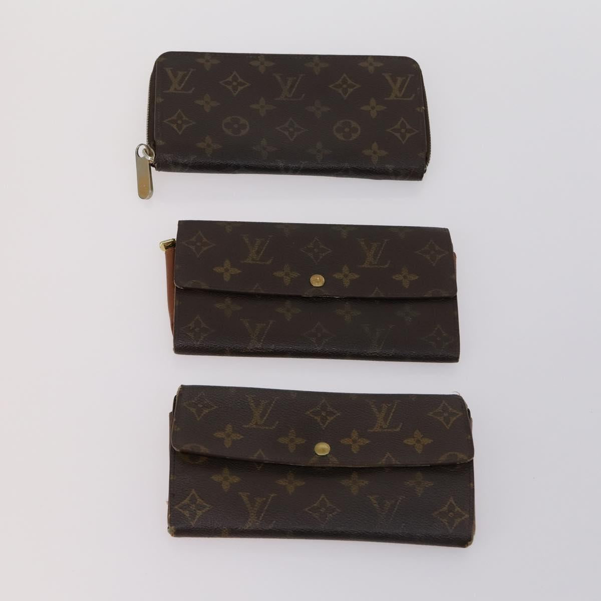 LOUIS VUITTON Monogram Wallet 10 Set LV Auth CB124