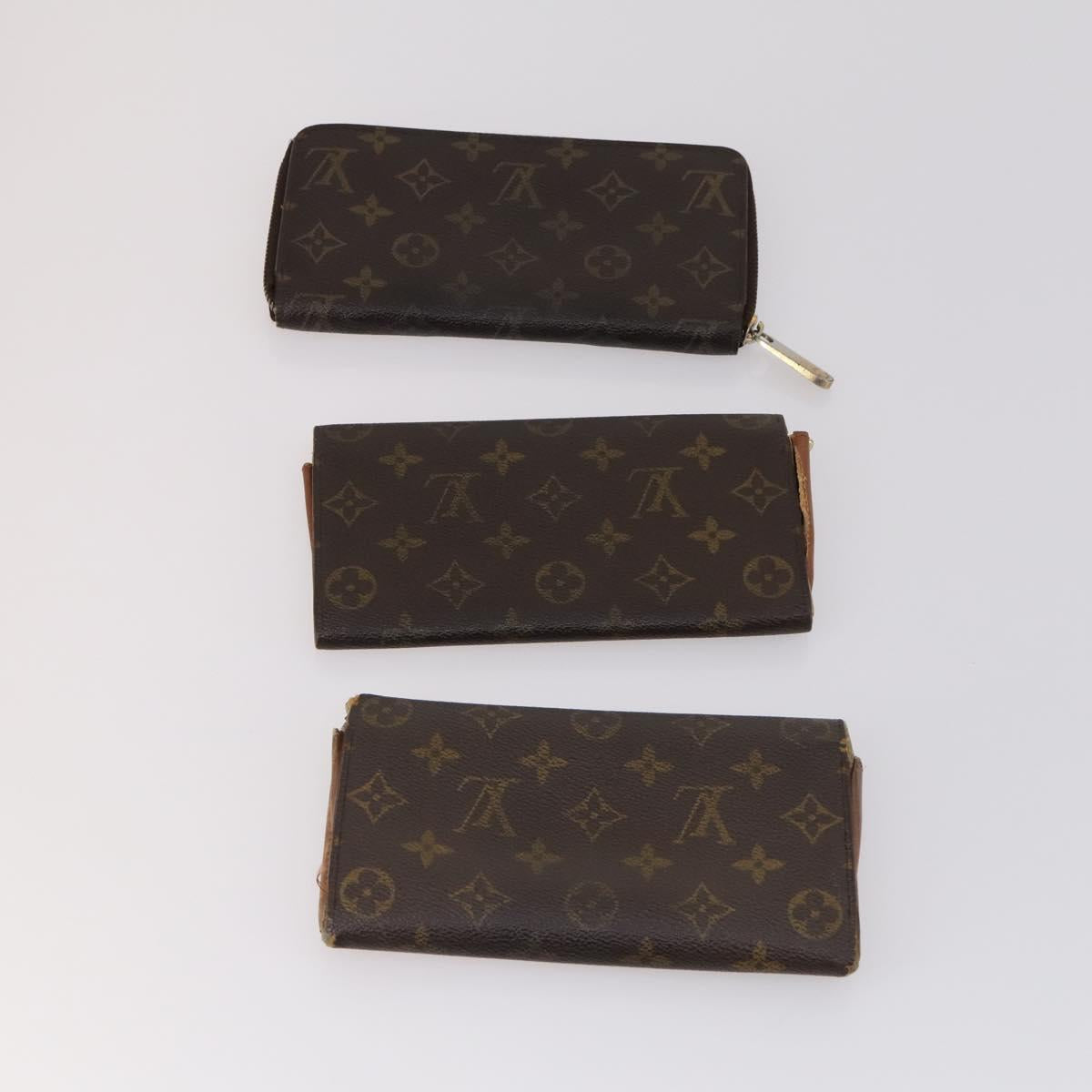 LOUIS VUITTON Monogram Wallet 10 Set LV Auth CB124