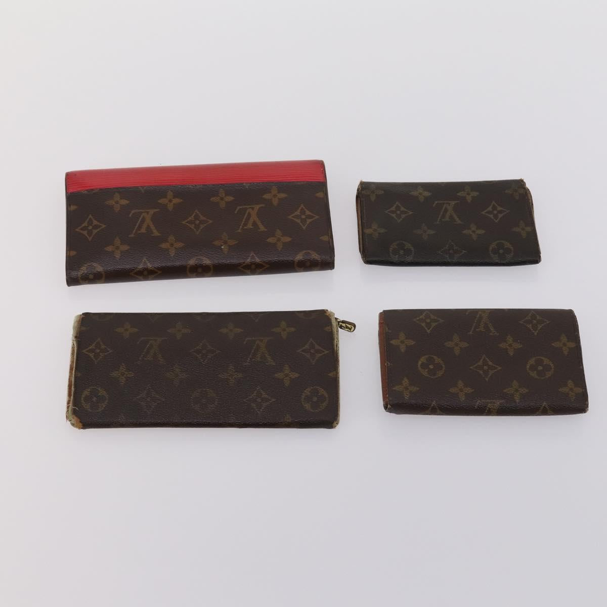 LOUIS VUITTON Monogram Wallet 10 Set LV Auth CB124