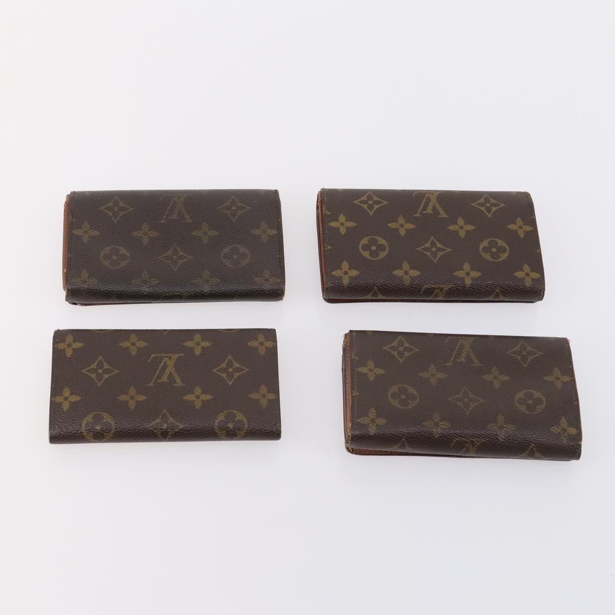 LOUIS VUITTON Monogram Wallet 10 Set LV Auth CB125
