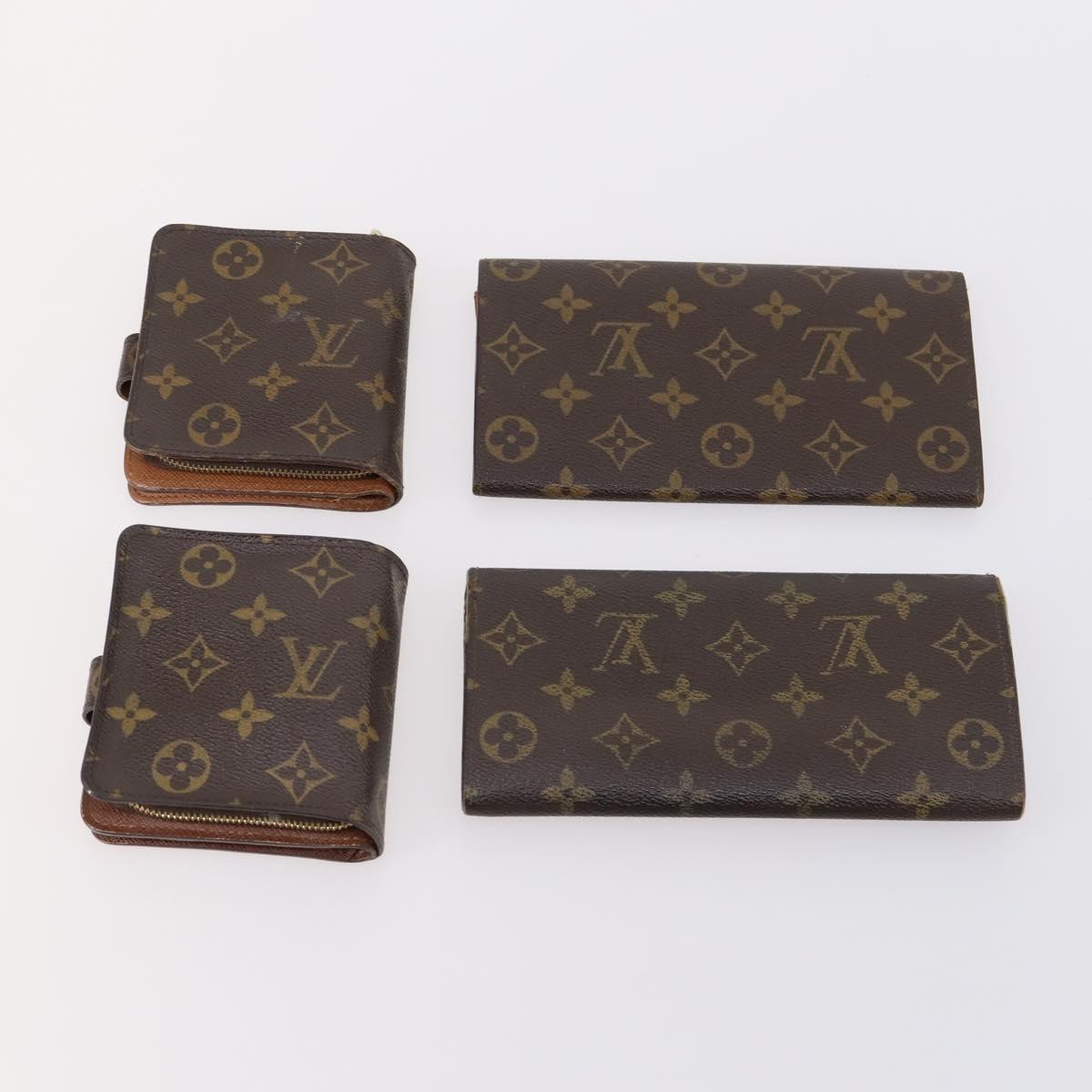 LOUIS VUITTON Monogram Wallet 10 Set LV Auth CB125