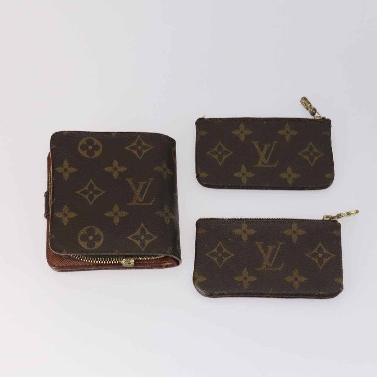 LOUIS VUITTON Monogram Wallet 10 Set LV Auth CB127