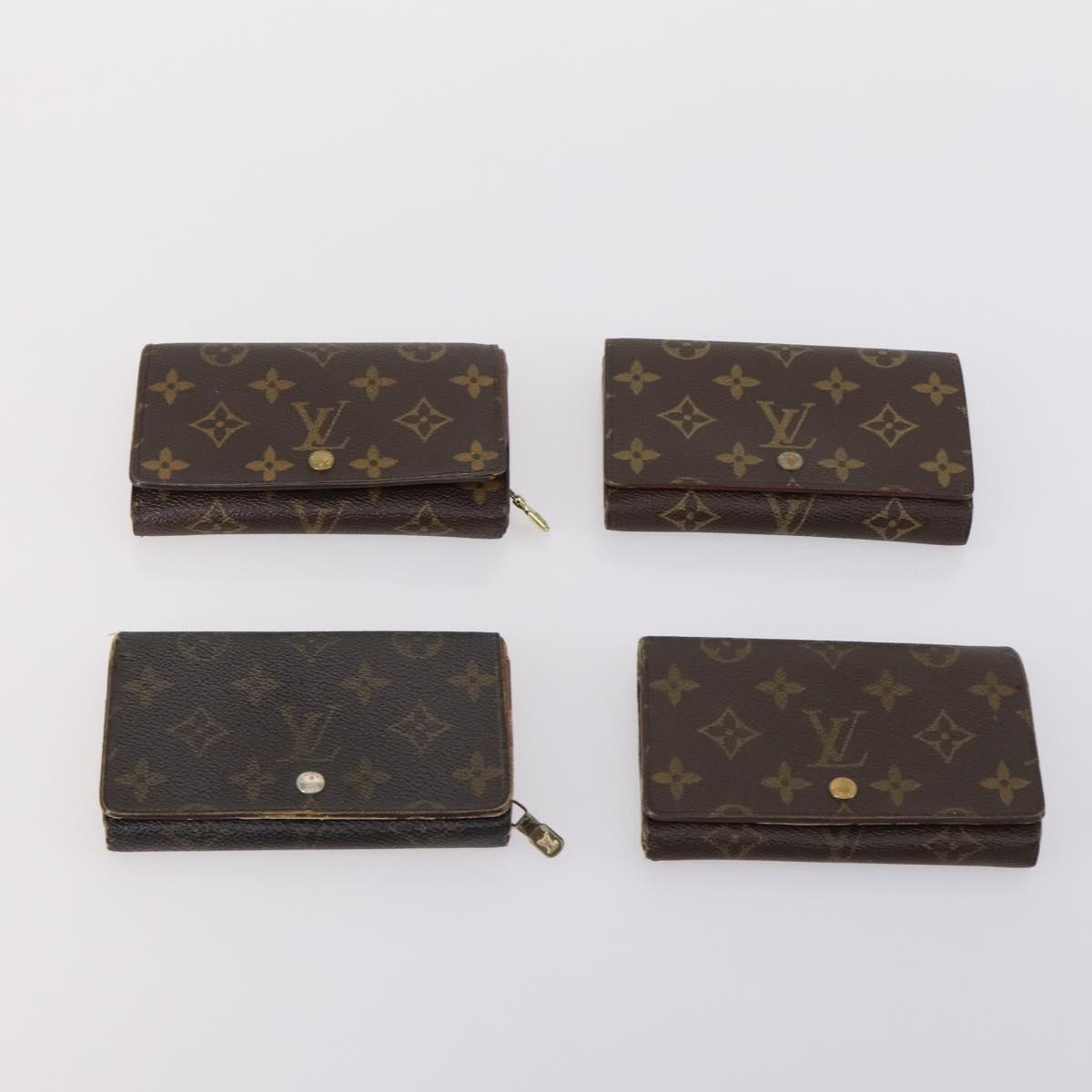 LOUIS VUITTON Monogram Wallet 10 Set LV Auth CB127