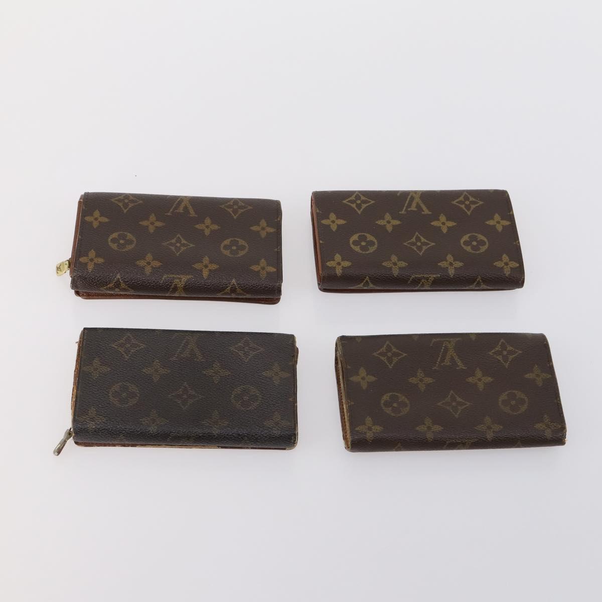 LOUIS VUITTON Monogram Wallet 10 Set LV Auth CB127