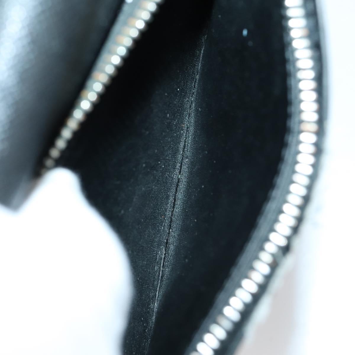 LOUIS VUITTON Damier Ebene Azur Graphite Wallet 10 Set LV Auth CB128