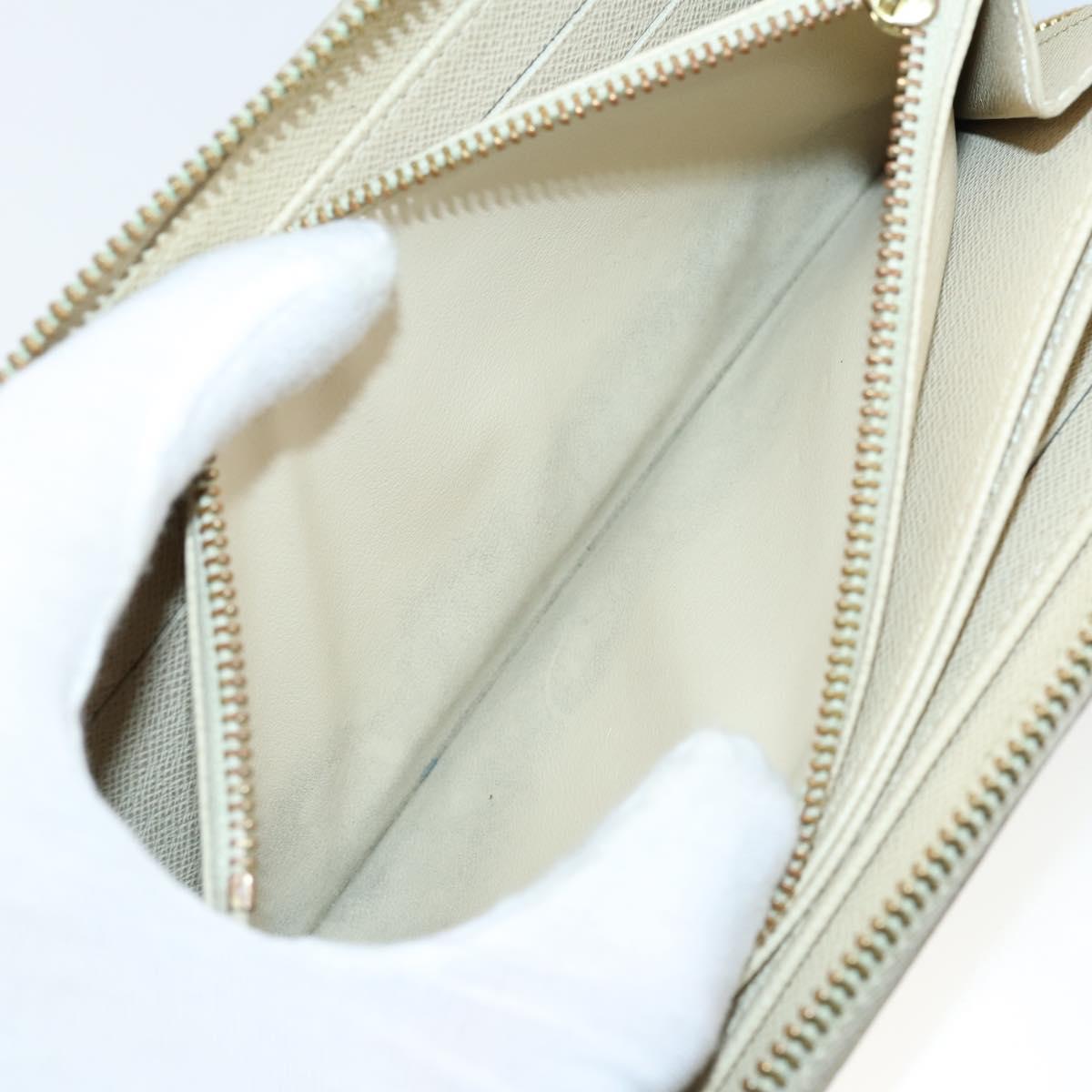 LOUIS VUITTON Damier Ebene Azur Graphite Wallet 10 Set LV Auth CB128