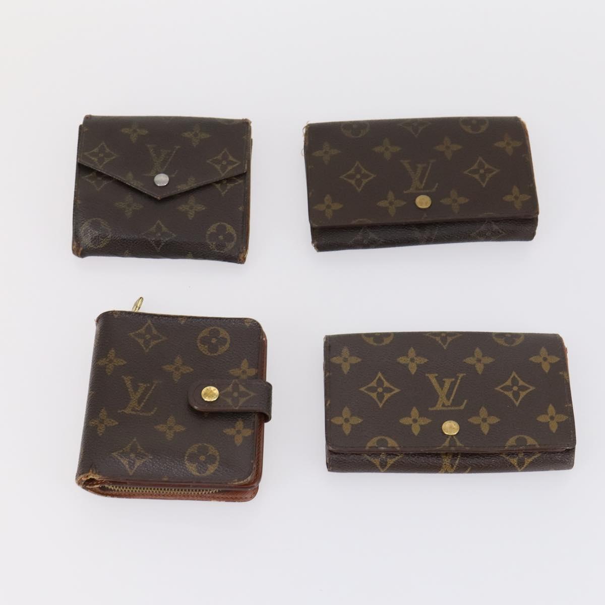 LOUIS VUITTON Monogram Monogram Eclipse Wallet Empreinte 10 Set LV Auth CB129