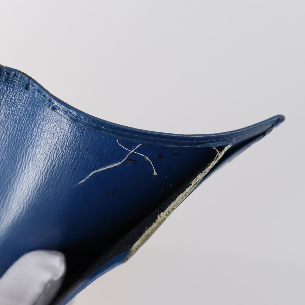 LOUIS VUITTON Monogram Epi Wallet 10 Set Black Red blue LV Auth CB130