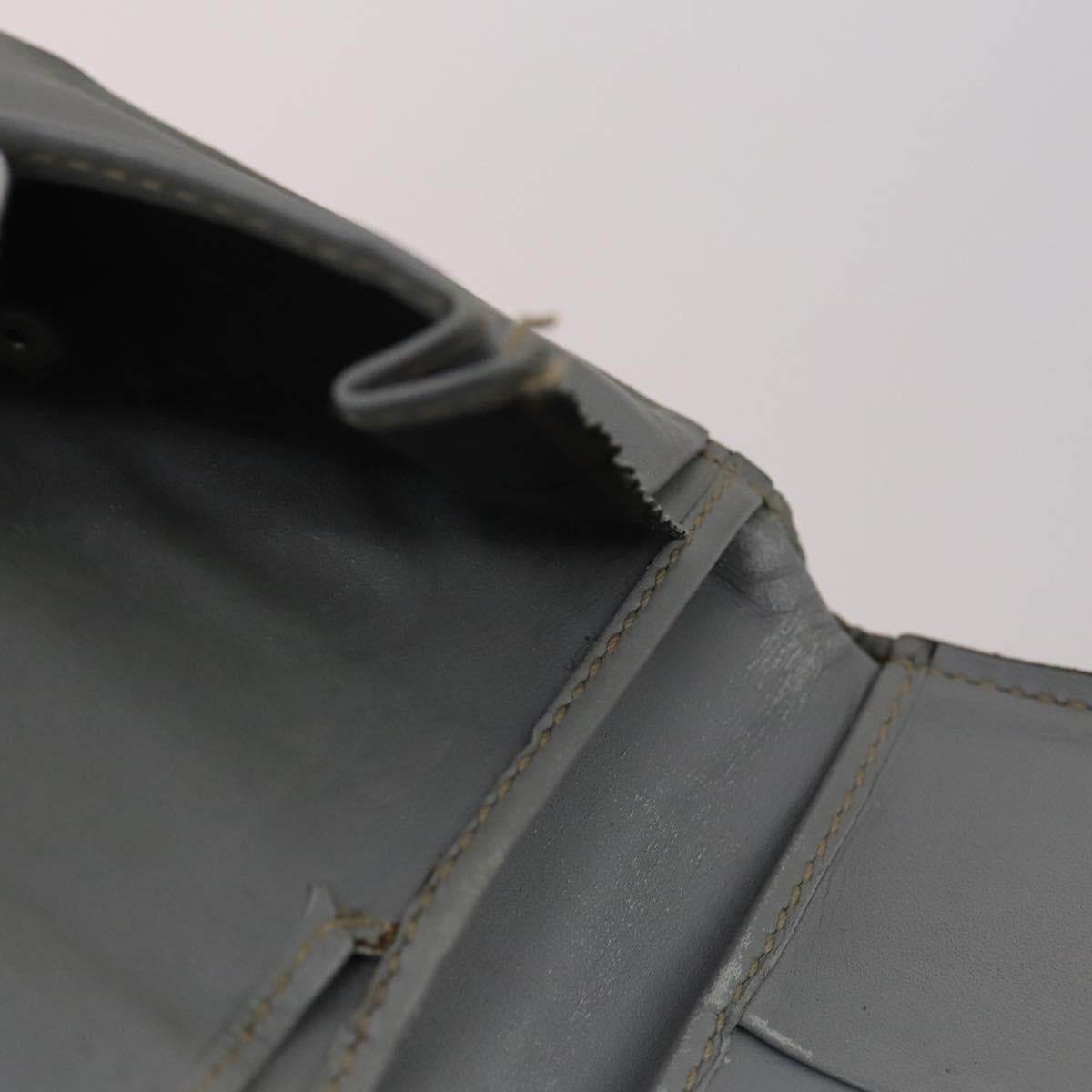 GUCCI GG Canvas Guccissima Wallet Leather 10 Set Beige Black Auth CB131