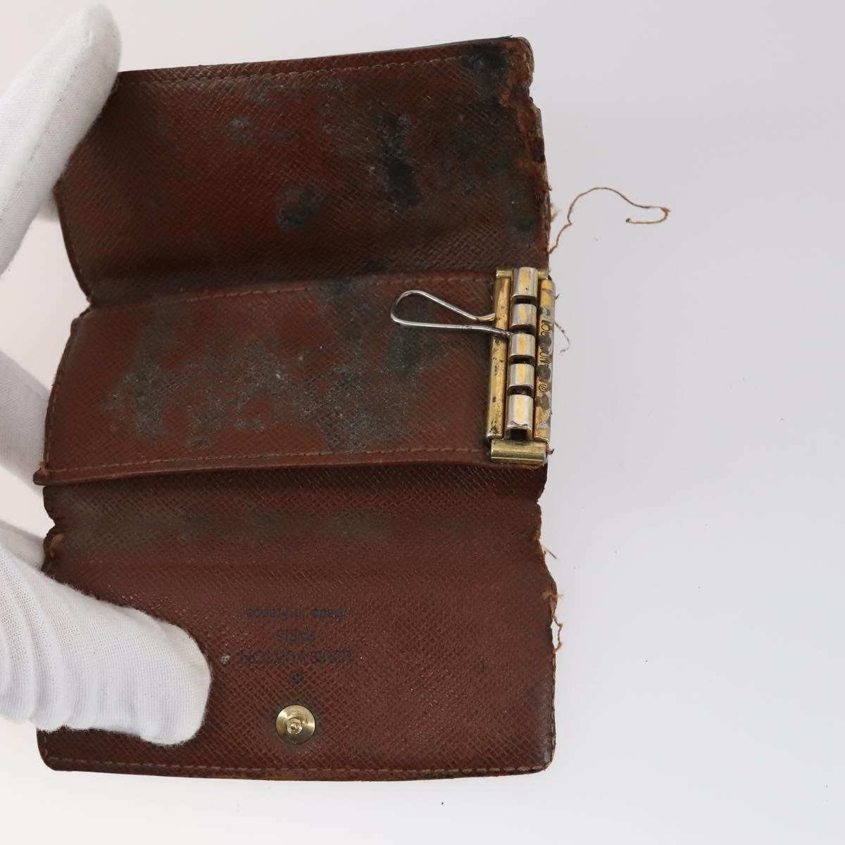 LOUIS VUITTON Monogram Key Case 10 Set LV Auth CB136