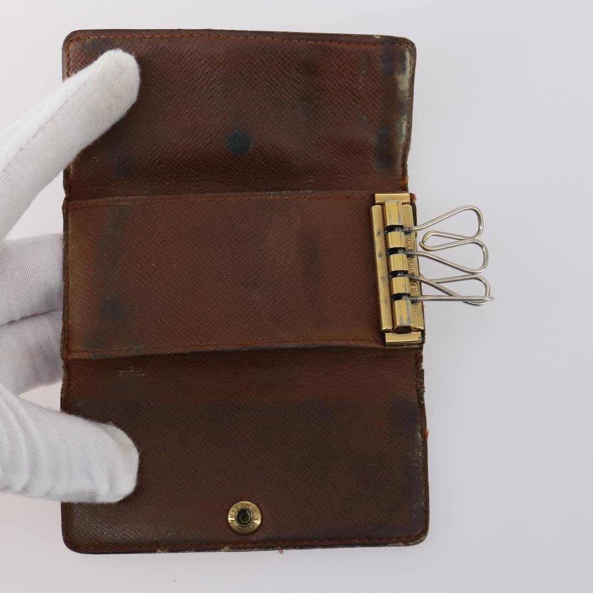 LOUIS VUITTON Monogram Key Case 10 Set LV Auth CB136