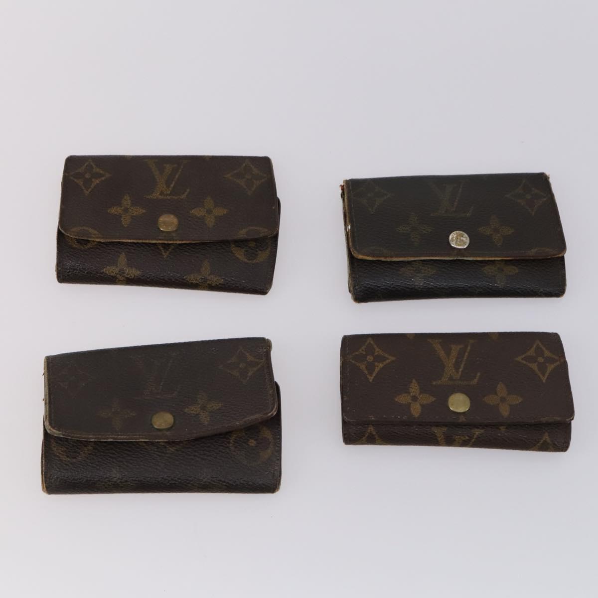 LOUIS VUITTON Monogram Key Case 10 Set LV Auth CB136