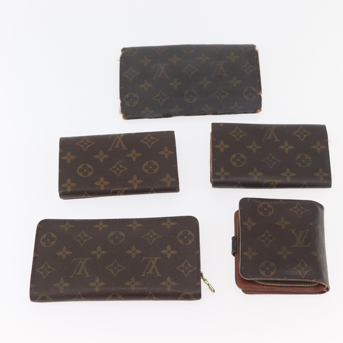 LOUIS VUITTON Monogram Wallet 10 Set LV Auth CB143
