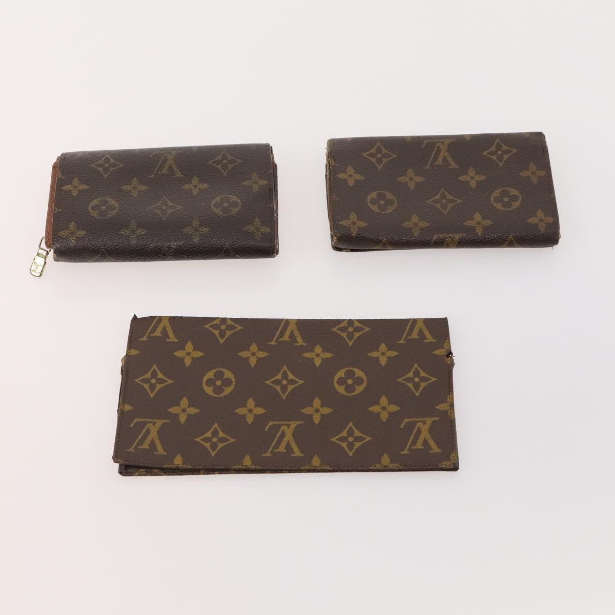 LOUIS VUITTON Monogram Wallet 10 Set LV Auth CB146