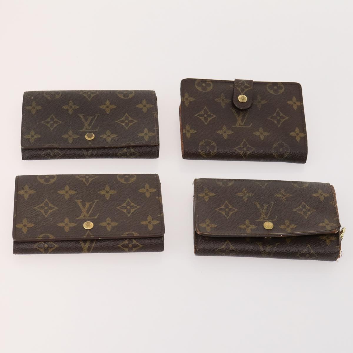 LOUIS VUITTON Monogram Wallet 10 Set LV Auth CB147