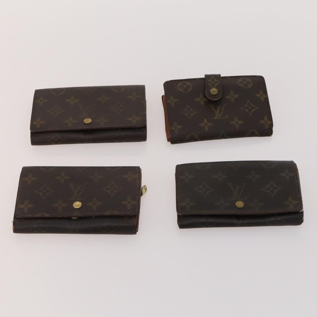 LOUIS VUITTON Monogram Wallet 10 Set LV Auth CB149