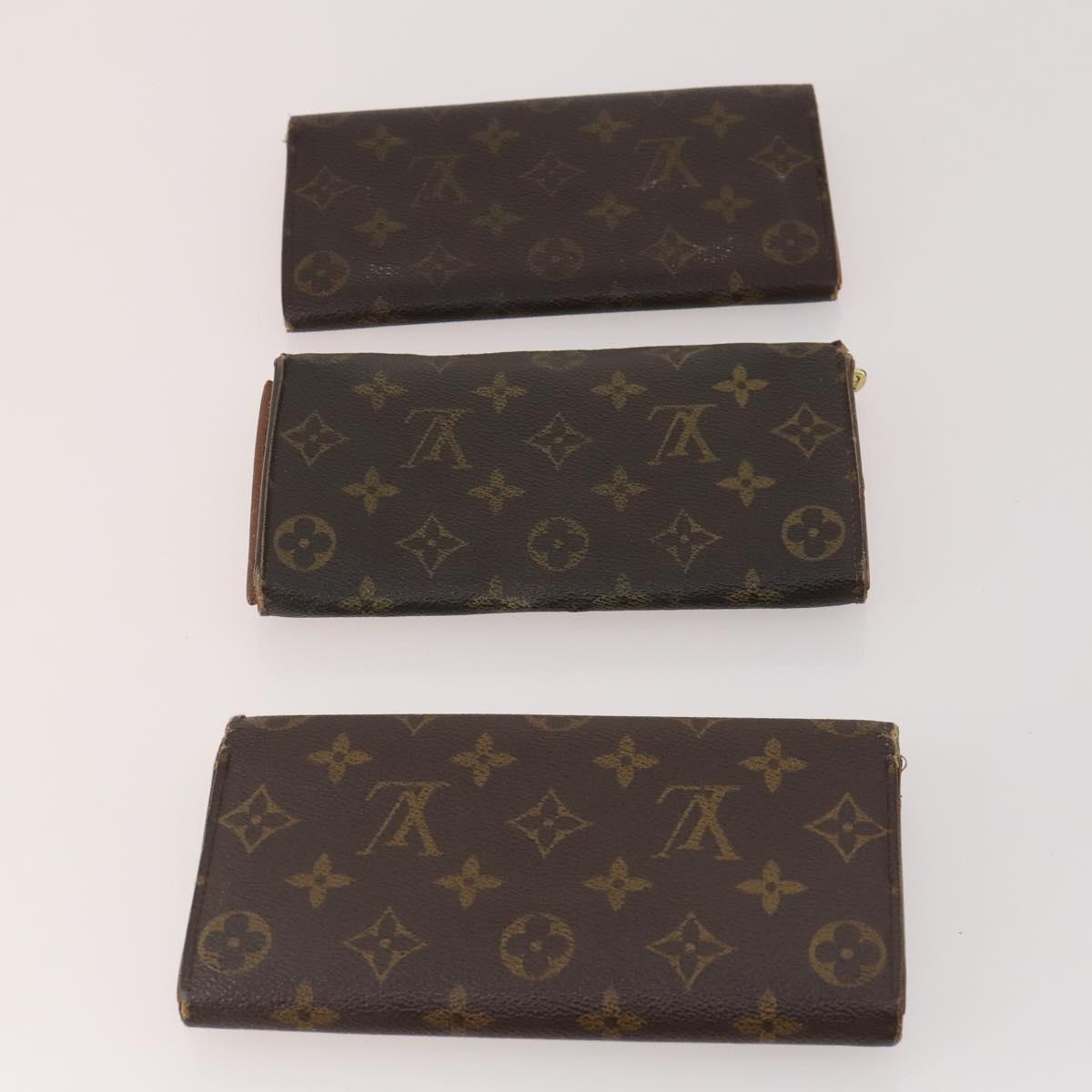 LOUIS VUITTON Monogram Wallet 10 Set LV Auth CB149