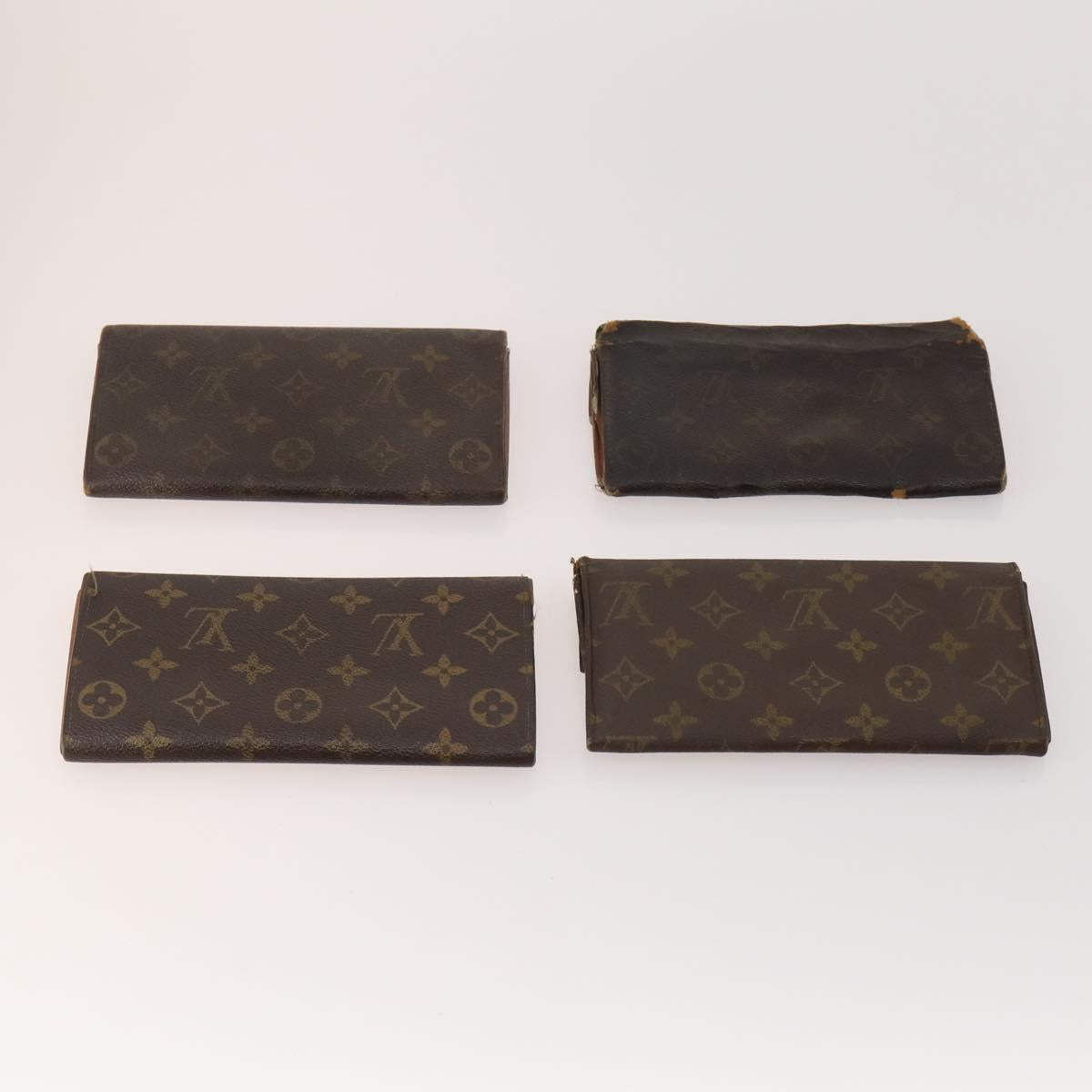 LOUIS VUITTON Monogram Wallet 10 Set LV Auth CB151
