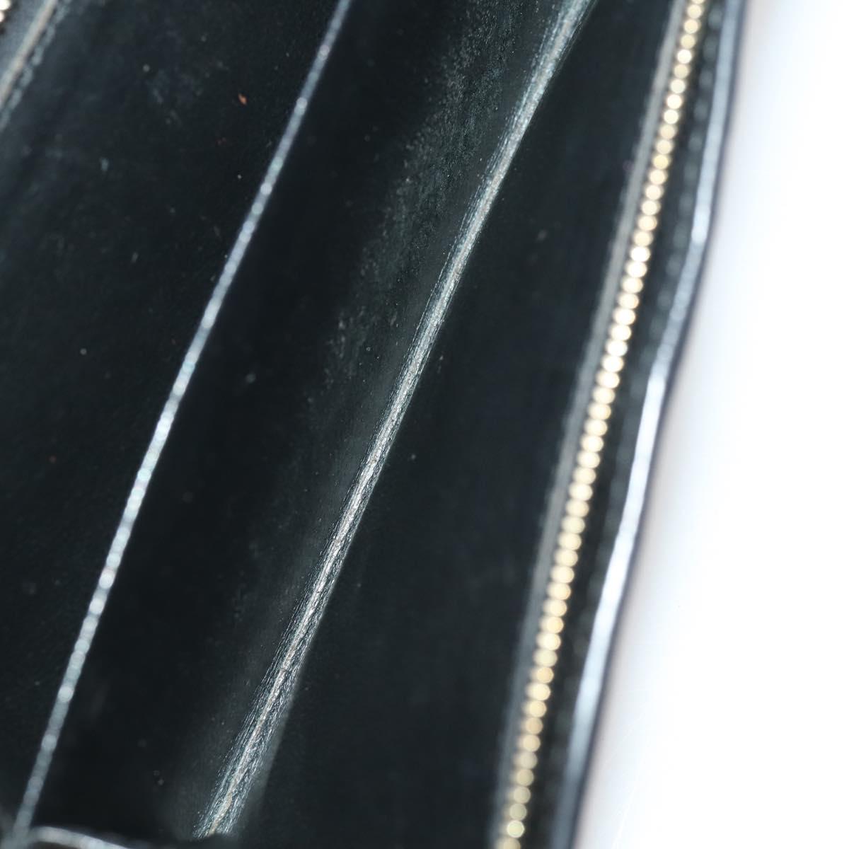 BOTTEGA VENETA INTRECCIATO Wallet Leather 10 Set Black Brown yellow Auth CB158