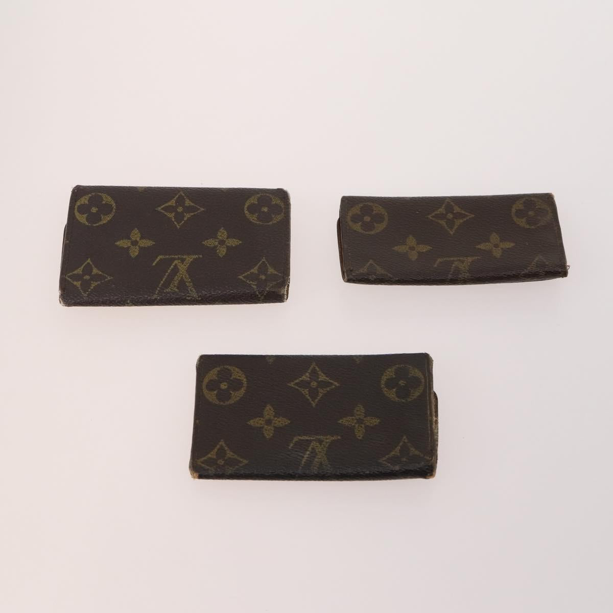 LOUIS VUITTON Monogram Key Case 10 Set LV Auth CB161