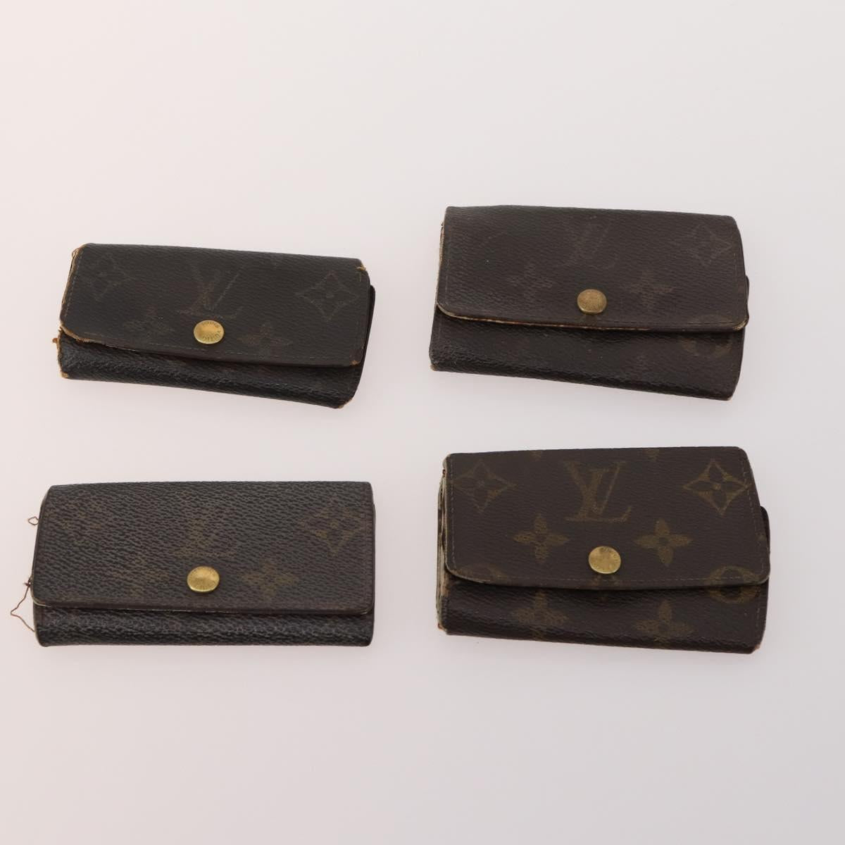 LOUIS VUITTON Monogram Key Case 10 Set LV Auth CB161