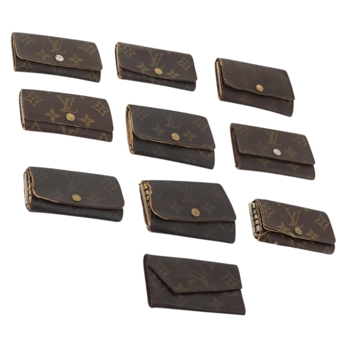 LOUIS VUITTON Monogram Key Case 10 Set LV Auth CB162