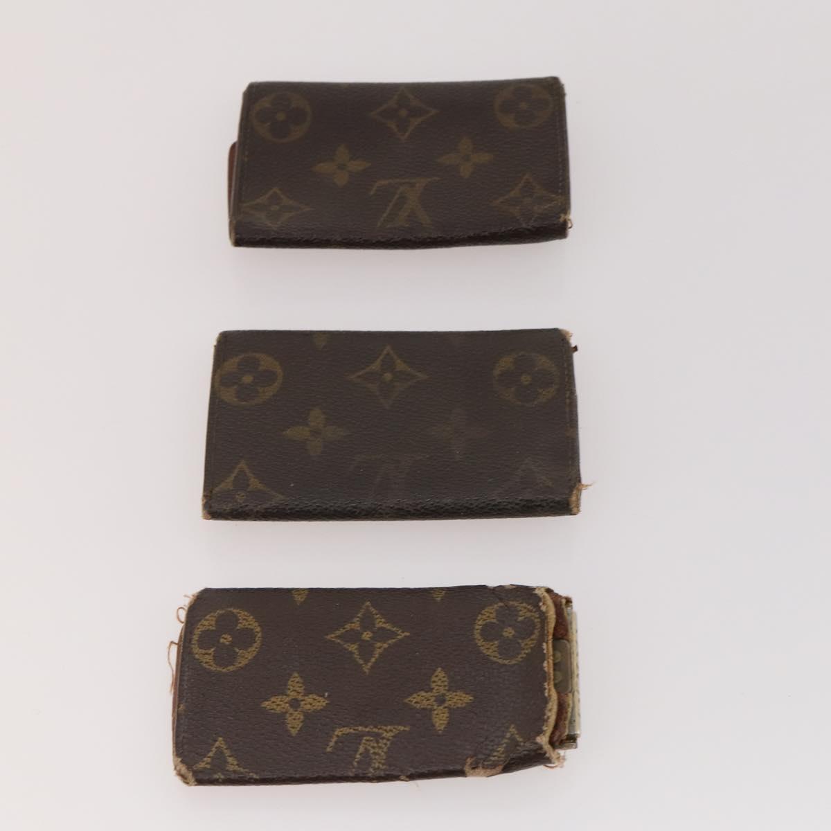 LOUIS VUITTON Monogram Key Case 10 Set LV Auth CB162
