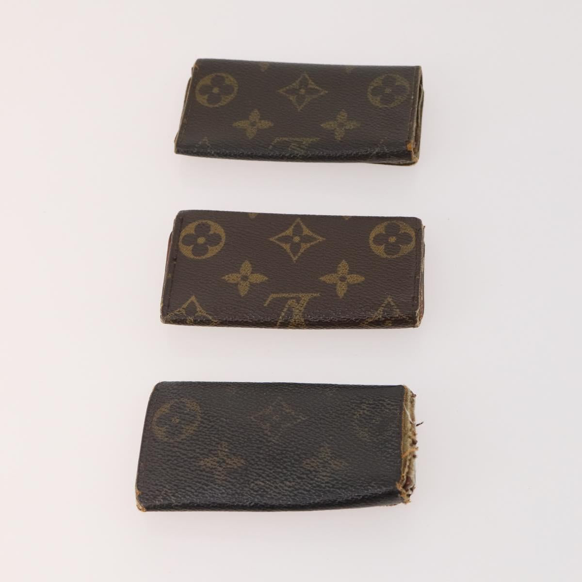 LOUIS VUITTON Monogram Key Case 10 Set LV Auth CB162
