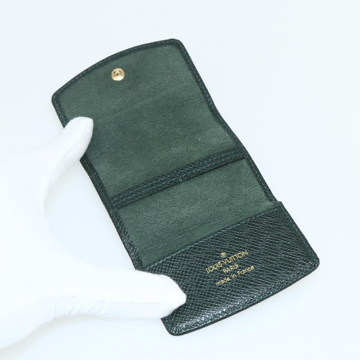 LOUIS VUITTON Damier Ebene Taiga Cuff Case 3 Set LV Auth CB169