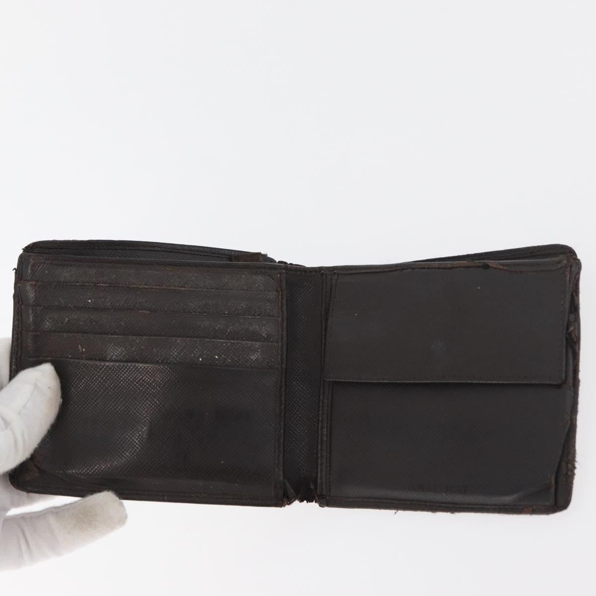 PRADA Wallet Leather 10 Set Black Red Navy Auth CB171