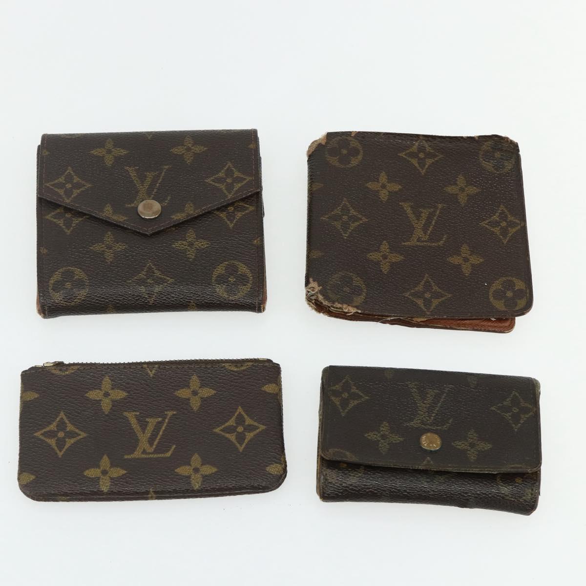 LOUIS VUITTON Monogram Wallet 10 Set LV Auth CB174