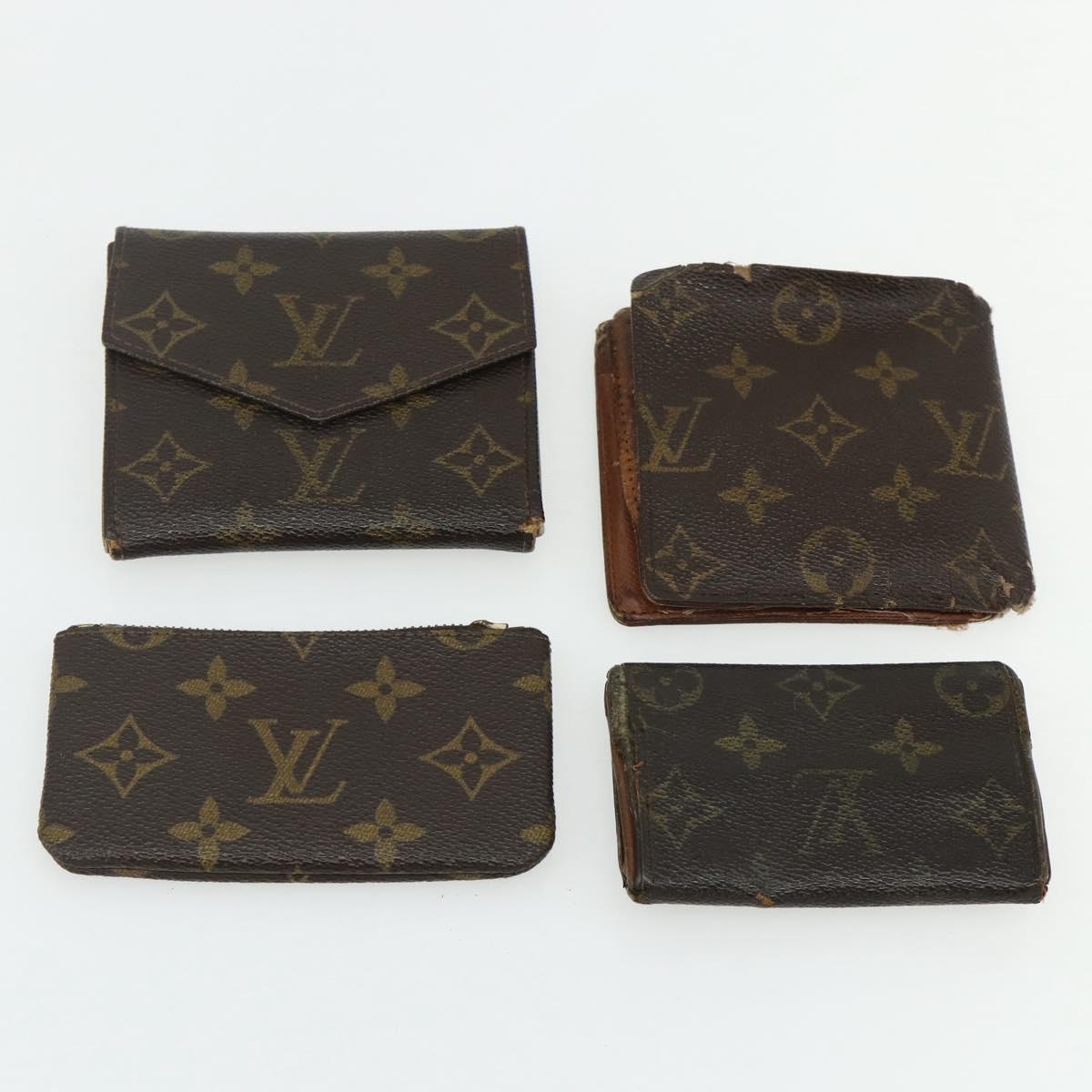 LOUIS VUITTON Monogram Wallet 10 Set LV Auth CB174