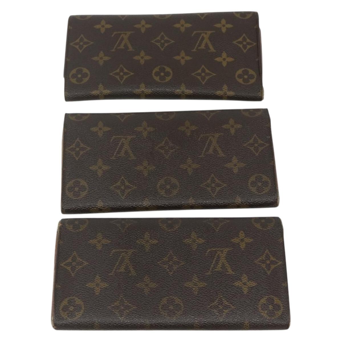 LOUIS VUITTON Monogram Wallet 10 Set LV Auth CB174