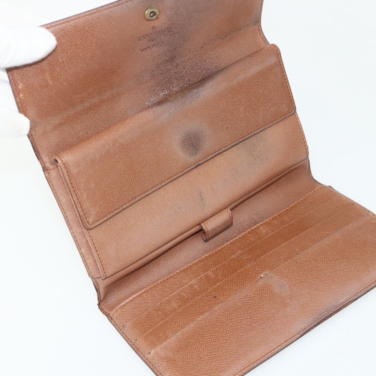 LOUIS VUITTON Monogram Wallet 10 Set LV Auth CB174