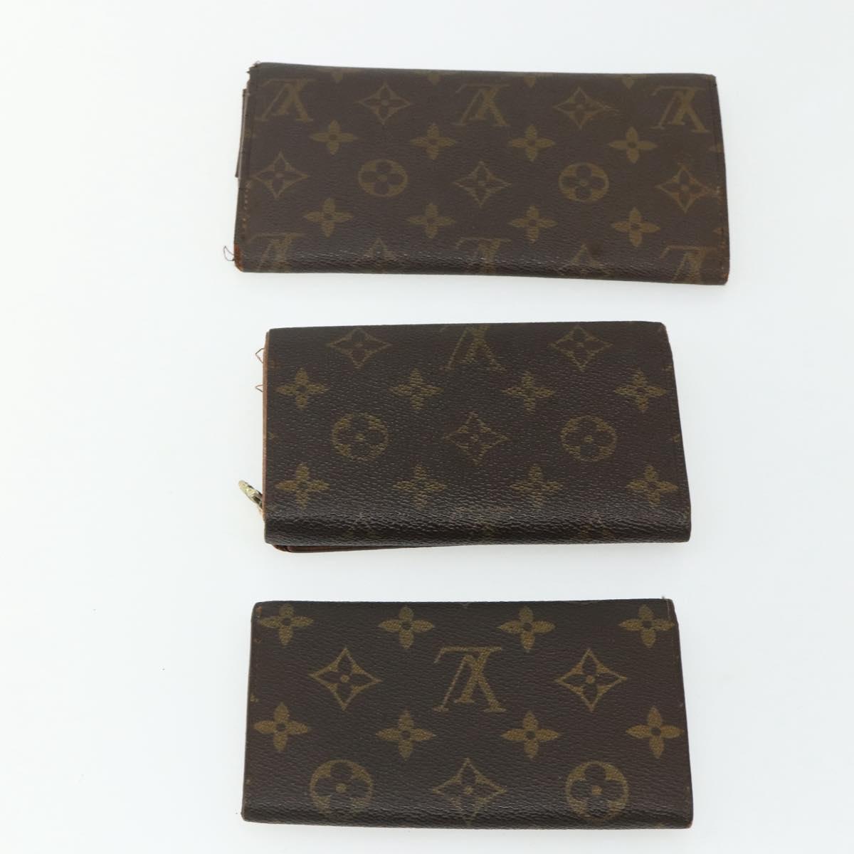 LOUIS VUITTON Monogram Wallet 10 Set LV Auth CB174
