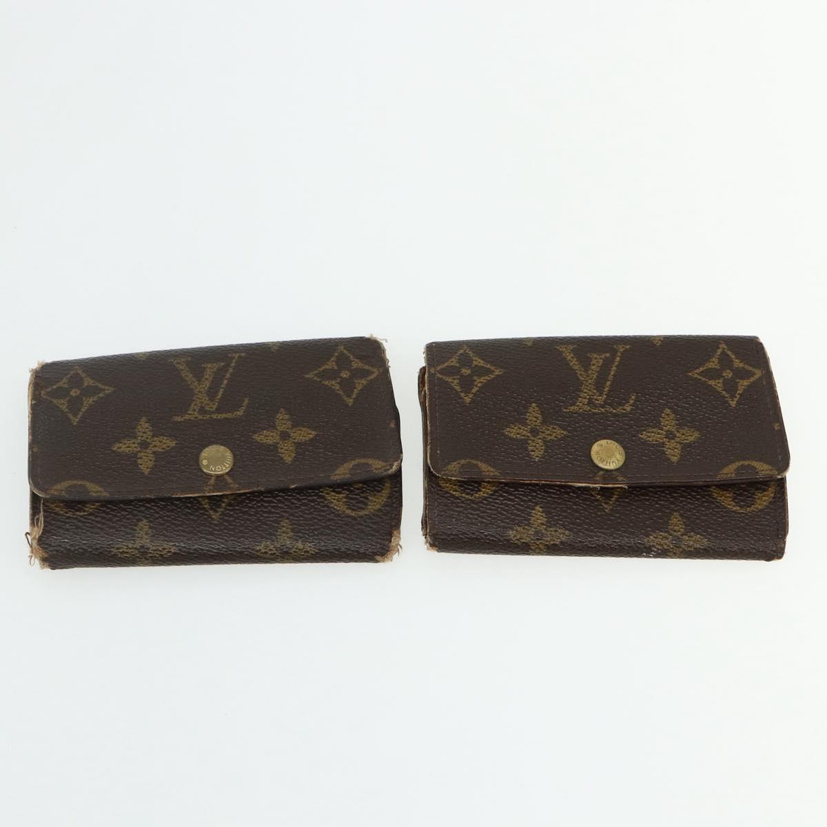 LOUIS VUITTON Monogram Key Case 10 Set LV Auth CB181