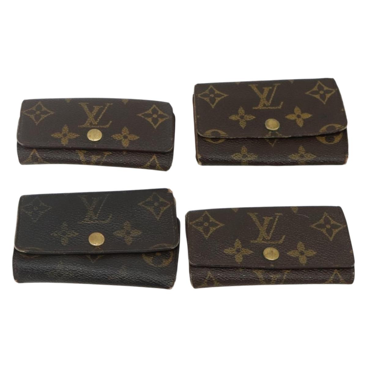 LOUIS VUITTON Monogram Key Case 10 Set LV Auth CB181