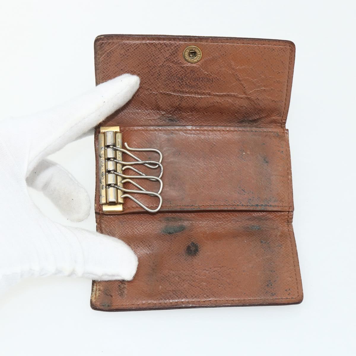LOUIS VUITTON Monogram Key Case 10 Set LV Auth CB181